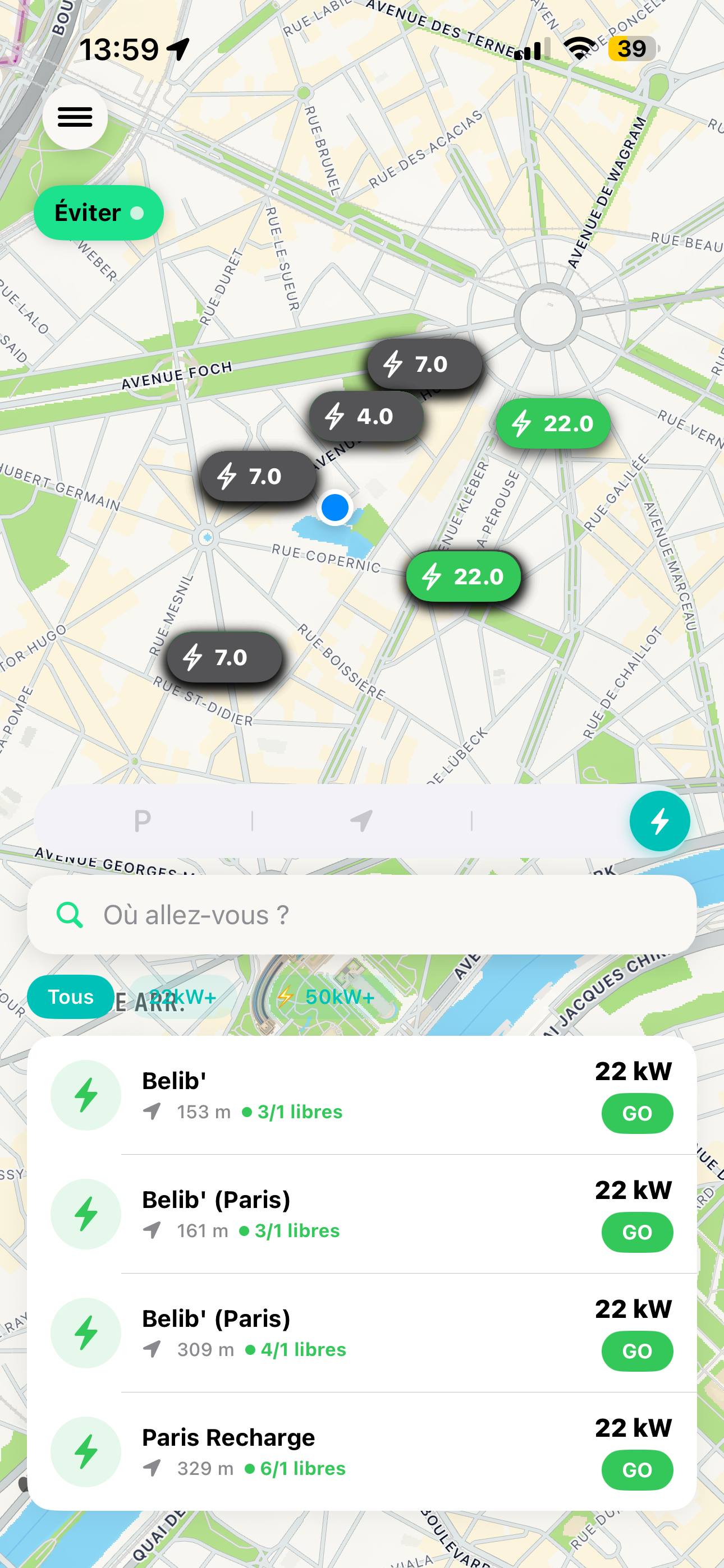 Bornes de recharge SmartWay