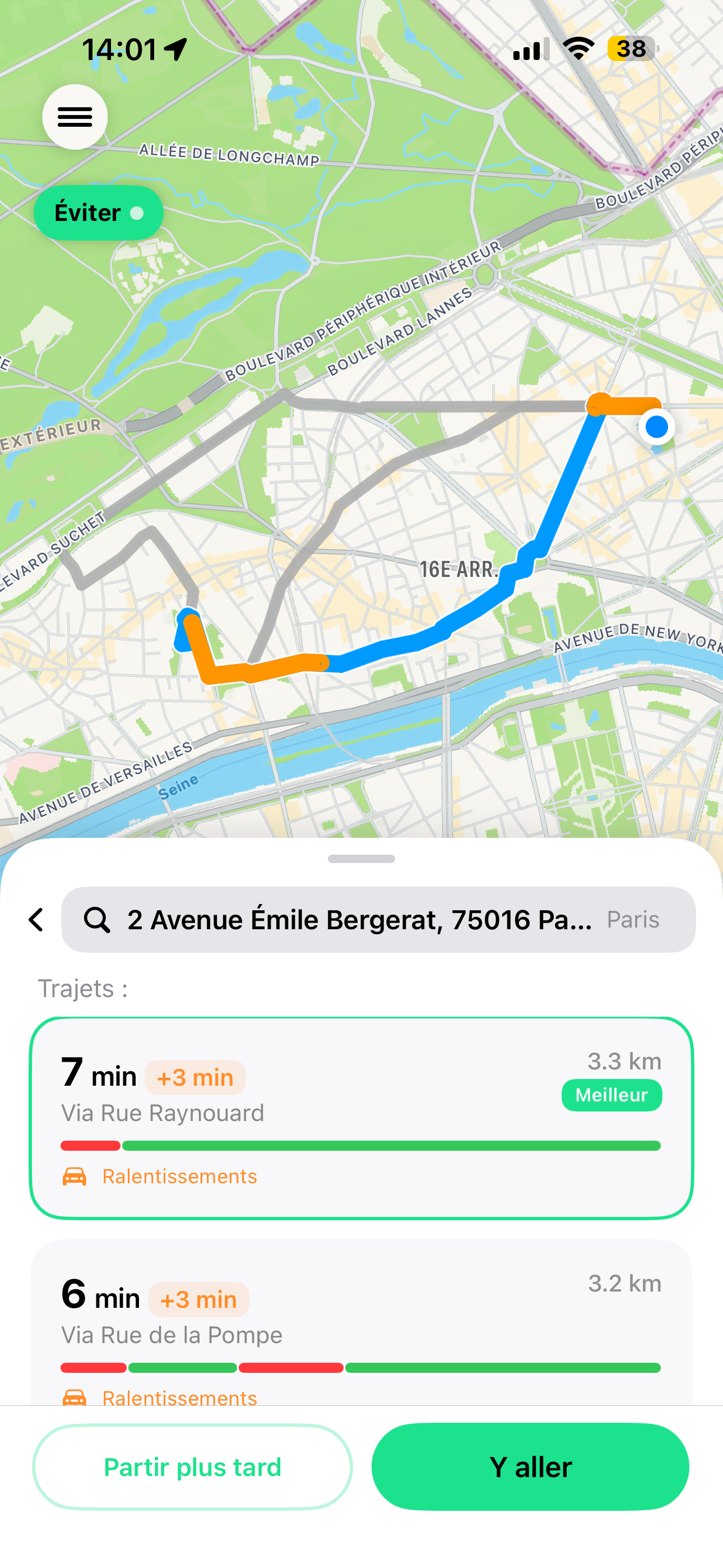 Calcul de trajet SmartWay